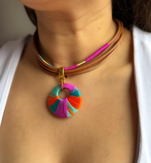 Collar Choker Zipaquira Ice Cream - Sara´s accesorios