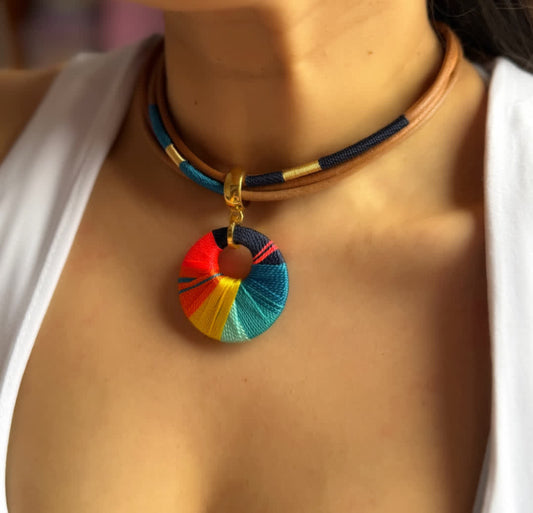 Collar Choker Zipaquira Santorini - Sara´s accesorios