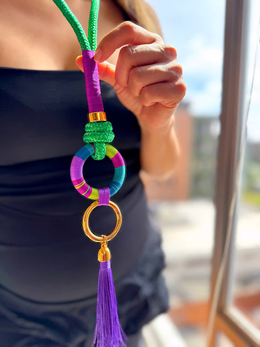 Collar Copoazu Pistacho - Sara´s accesorios