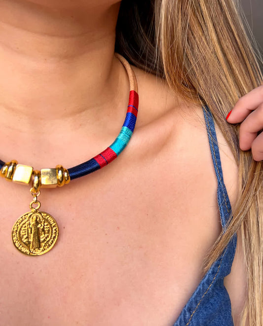 Collar Sparkle Cuarzo SB Naval