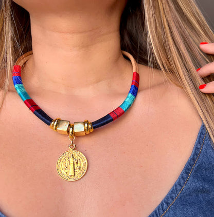 Collar Sparkle Cuarzo SB Naval