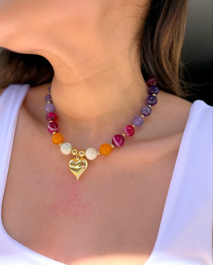 Collar Hibiscus Fusión
