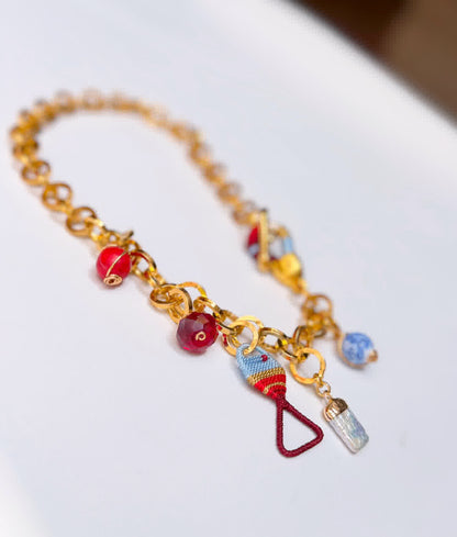 Collar Lua granate pez