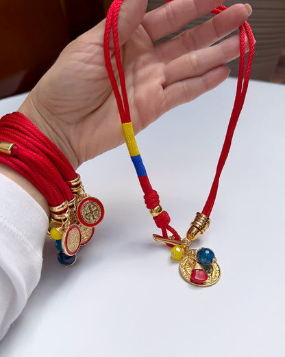 Collar Madu rojo Colombia dije de san benito