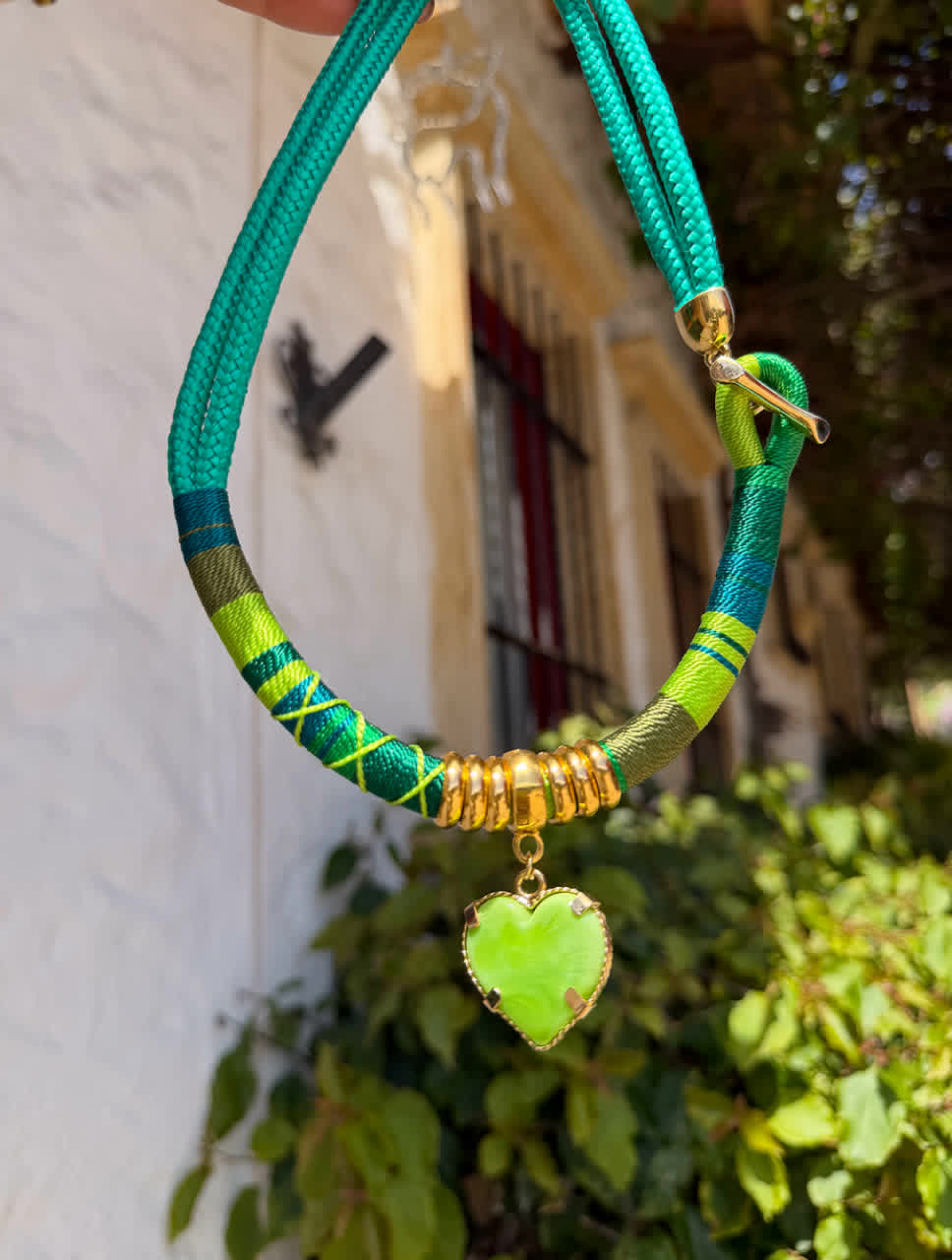 Collar Praga Alice Degrade de Verdes