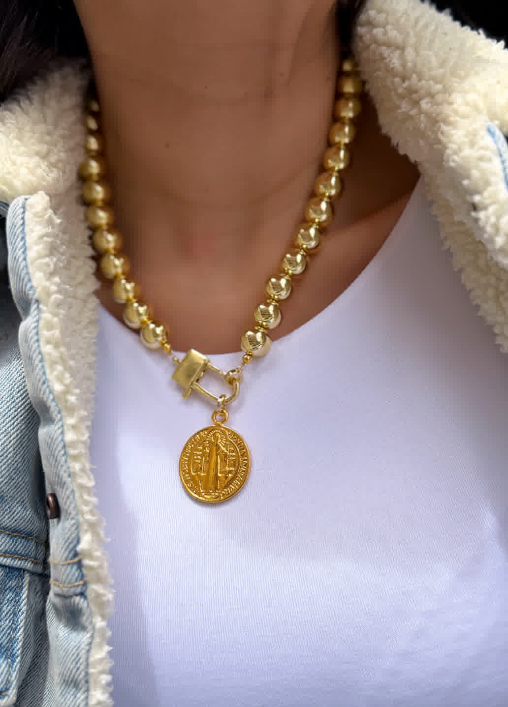 Collar Esperanza Dorada dije san benito
