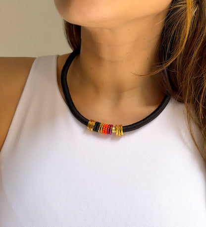 Collar Marroqui Suraya Glam Cleopatra - Sara´s accesorios