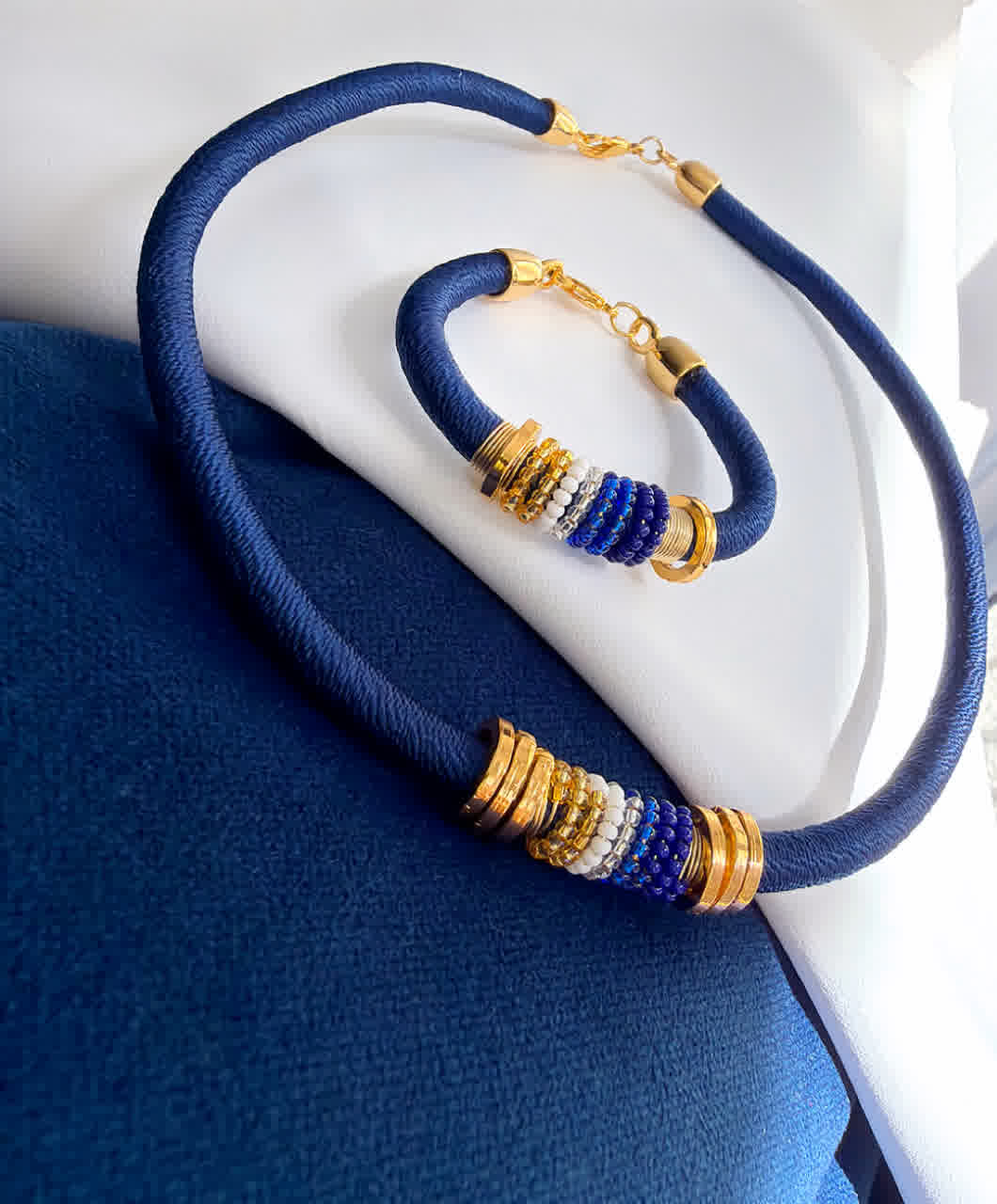 Collar Marroqui Suraya Glam Nauty Blue - Sara´s accesorios