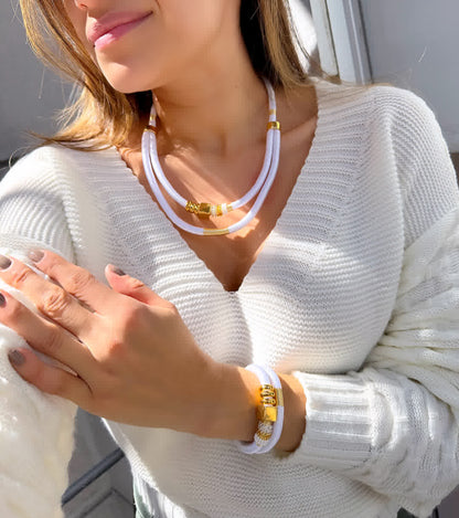 Collar Tortuga White