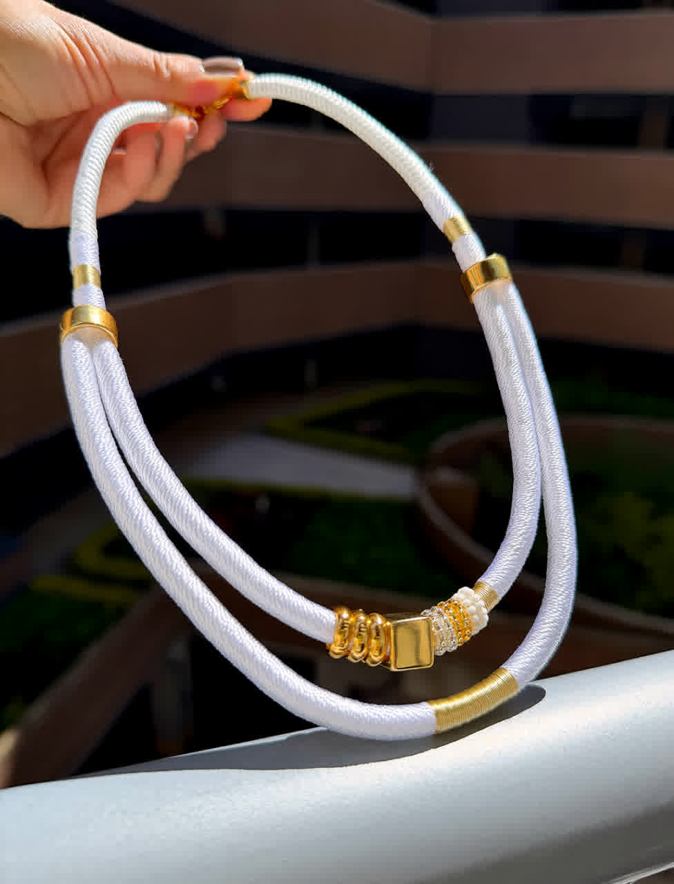 Collar Tortuga White