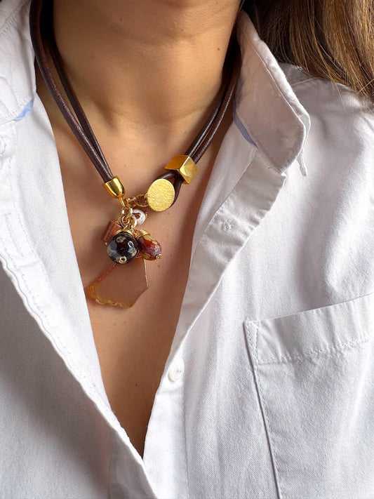 Collar Origen  Quindio Arequipe - Sara´s accesorios