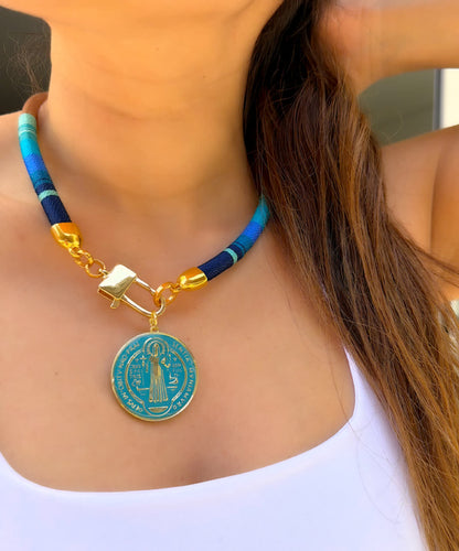 Collar Sparkle Rubi Sb Azules