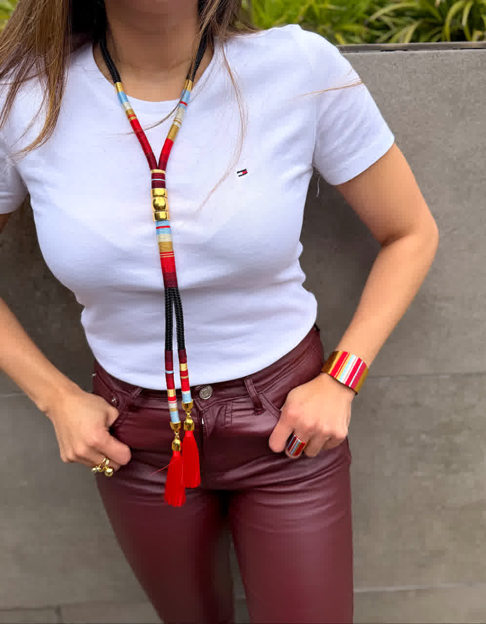 Collar Origen Tayrona Granate