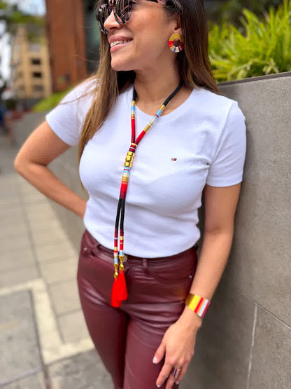 Collar Origen Tayrona Granate