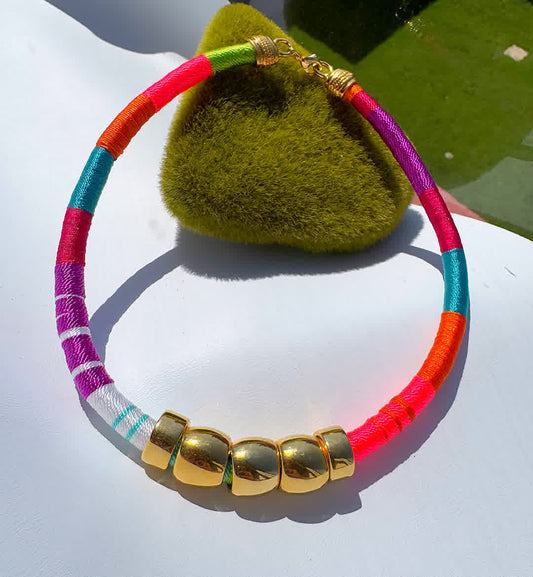 Collar tres apliques Candy Pop - Sara´s accesorios