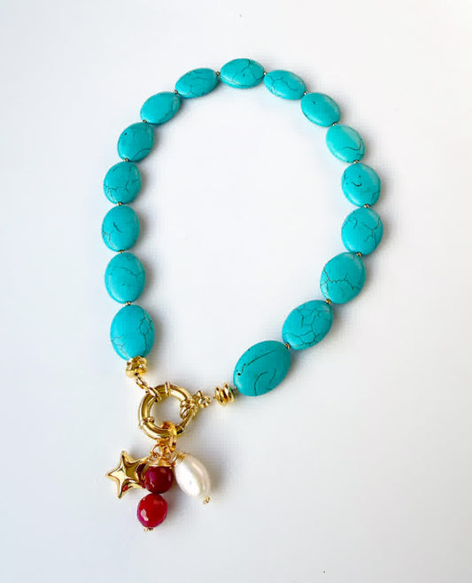 Collar Origen Turquesa vino