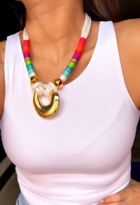 Collar Sparkle Violeta Candy Pop