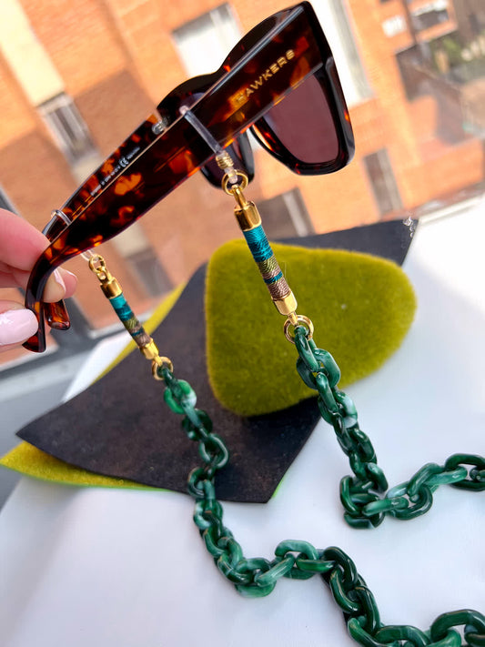 Cuelga Gafas Chain Palma de Cera - Sara´s accesorios