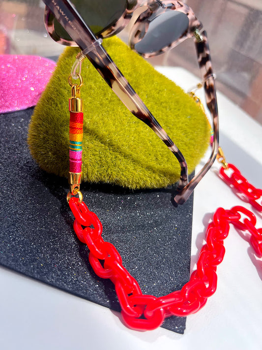 Cuelga Gafas Chain Sandia - Sara´s accesorios