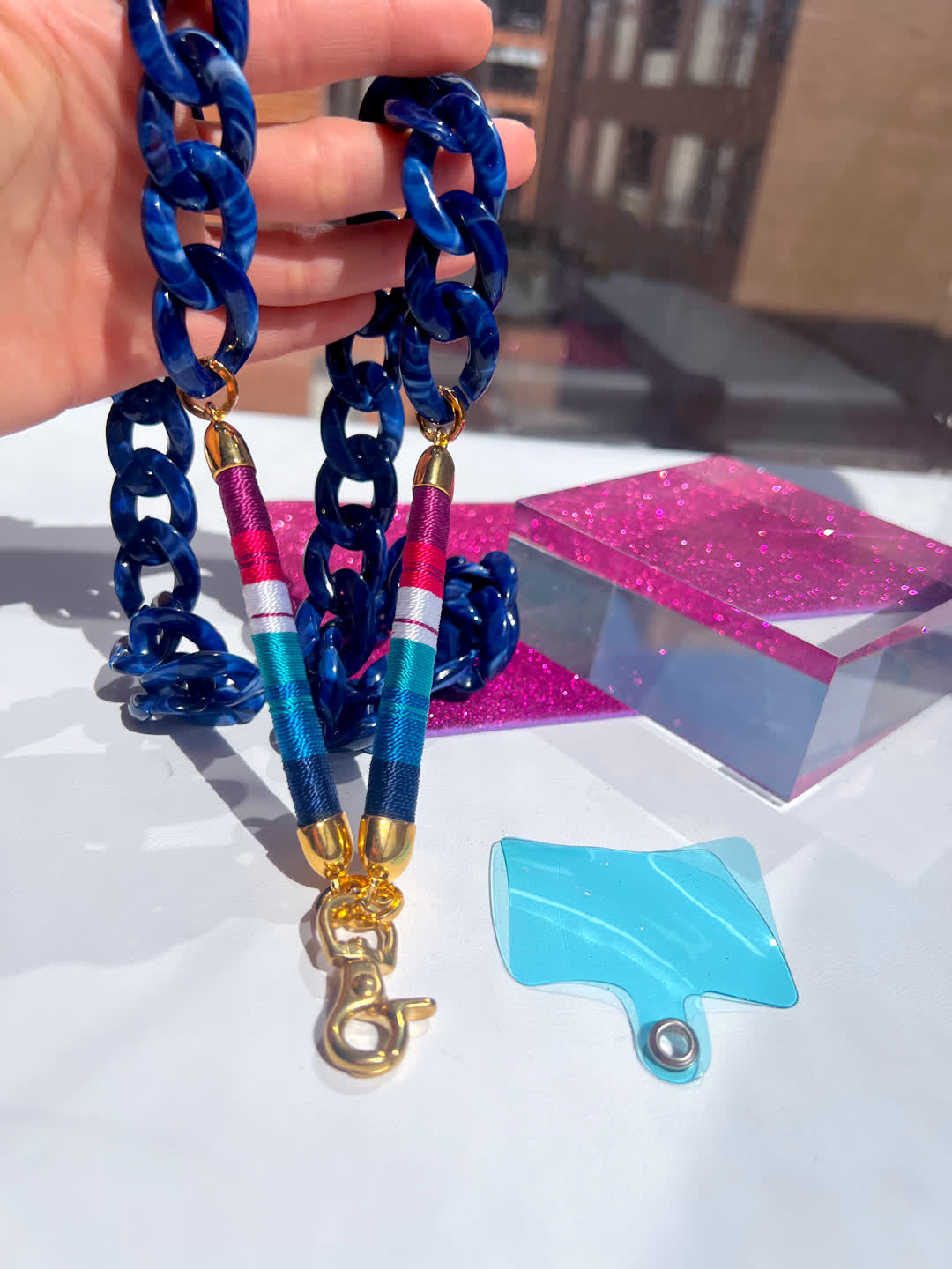 Porta Celular Maxi Azul Radinate azul oscuro - Sara´s accesorios