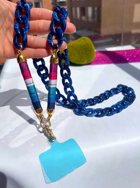 Porta Celular Maxi Azul Radinate azul oscuro - Sara´s accesorios