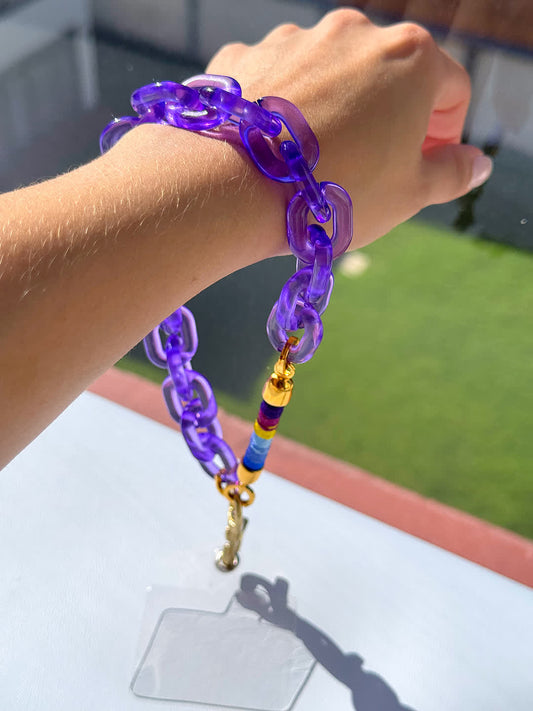 Porta Celular Mini morado zafir - Sara´s accesorios