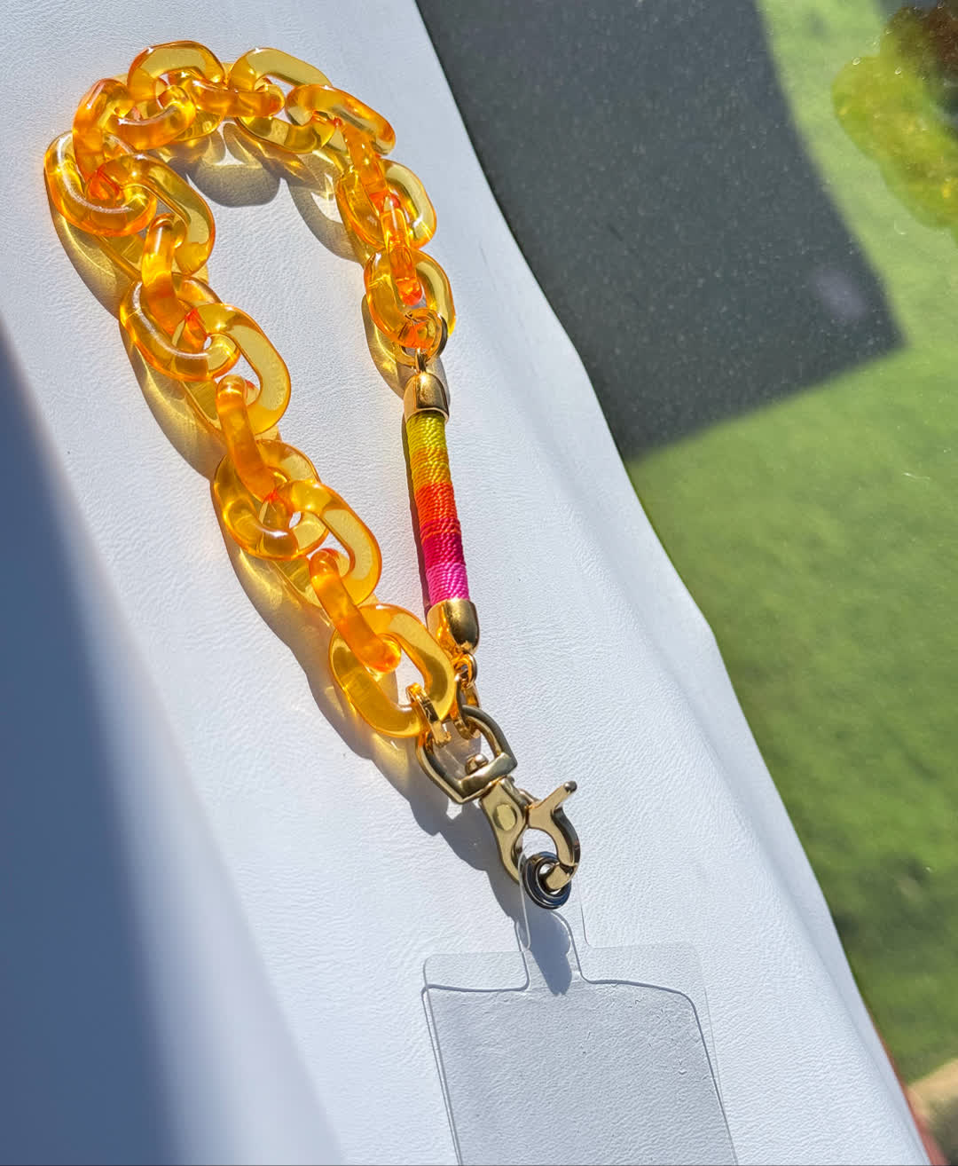 Porta Celular Mini amarillo citricos - Sara´s accesorios
