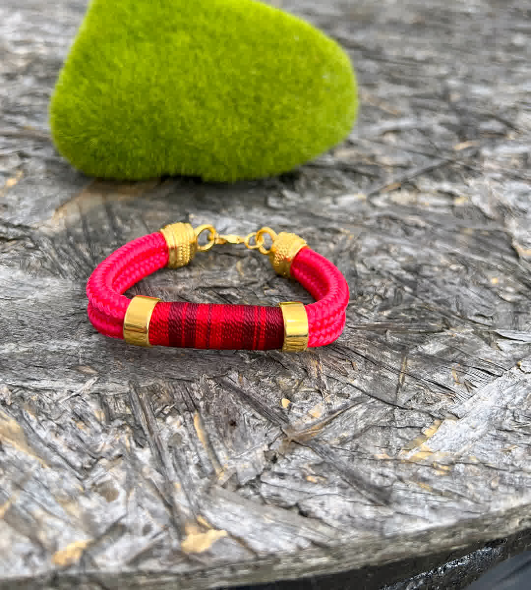 Pulsera Blue Mandala Sencilla Rojo