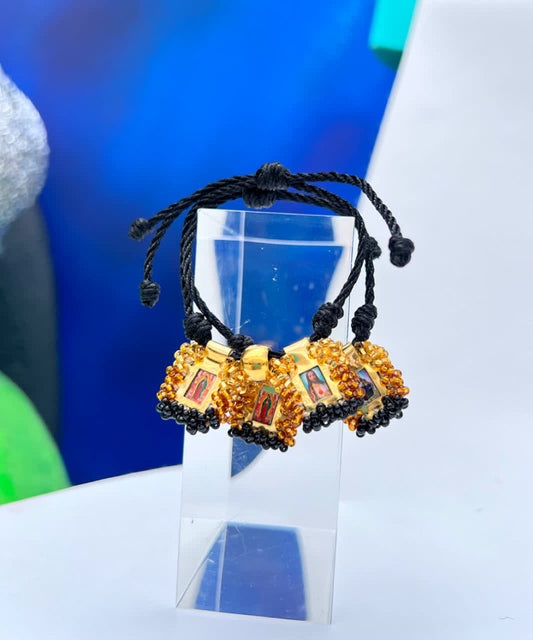 Pulsera Cordon Escapulario Glam Mini Golden