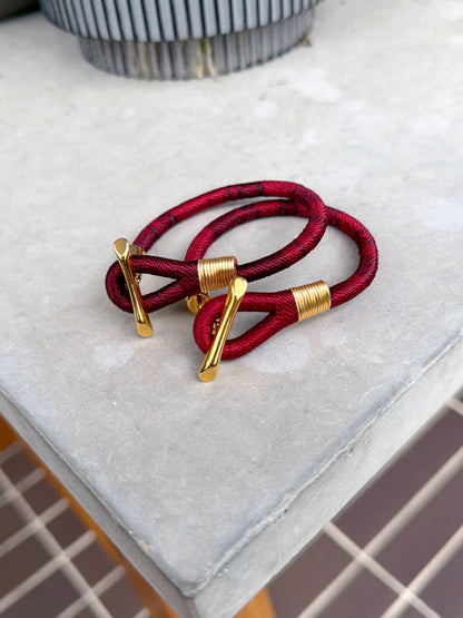 Pulsera Mantra Vinotinto