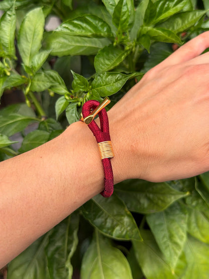 Pulsera Mantra Vinotinto