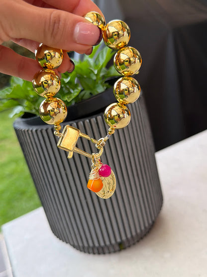 Pulsera Amara Dorada - Sara´s accesorios