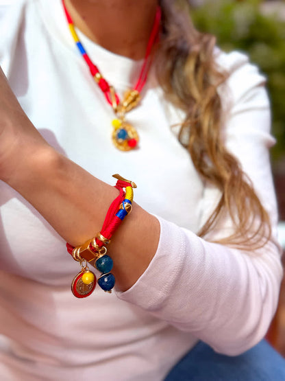 Collar Madu rojo Colombia dije de san benito