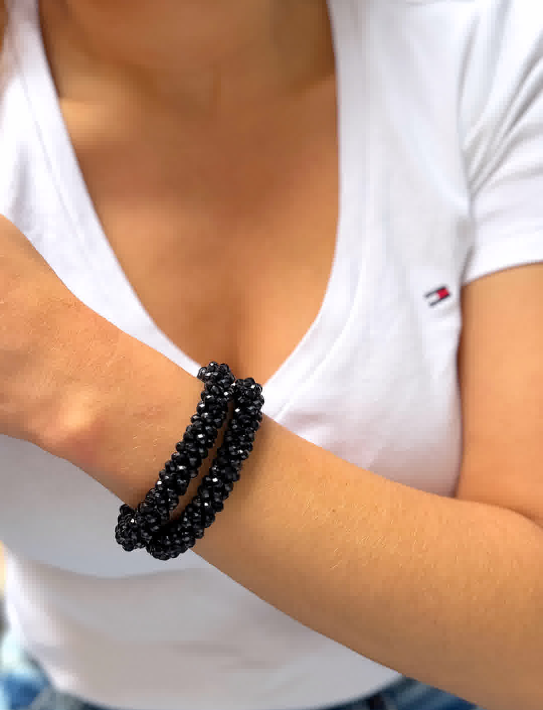 Pulsera Cristal de Murano Negro