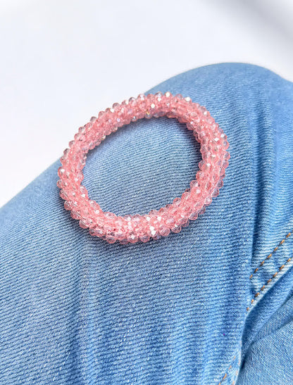 Pulsera Cristal de Murano rosado