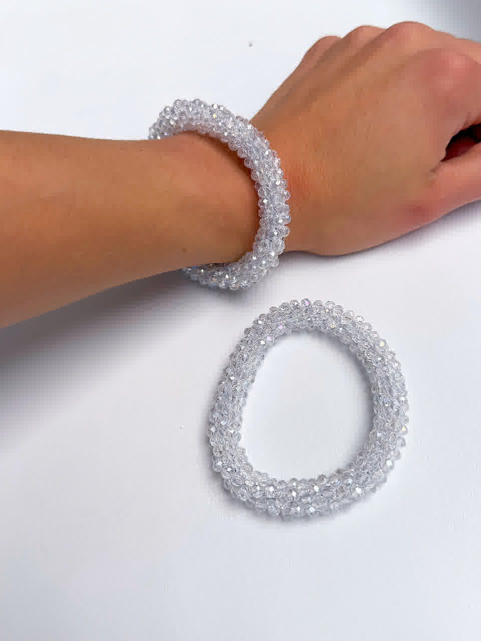 Pulsera Cristal de Murano traslucido