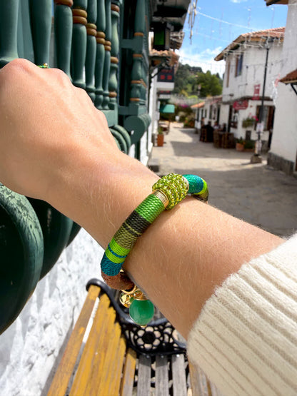 Pulsera Maria Paz Verdes