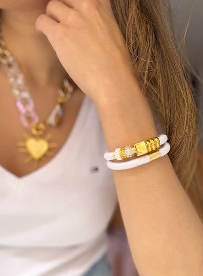 Pulsera Caribe Tortuga White