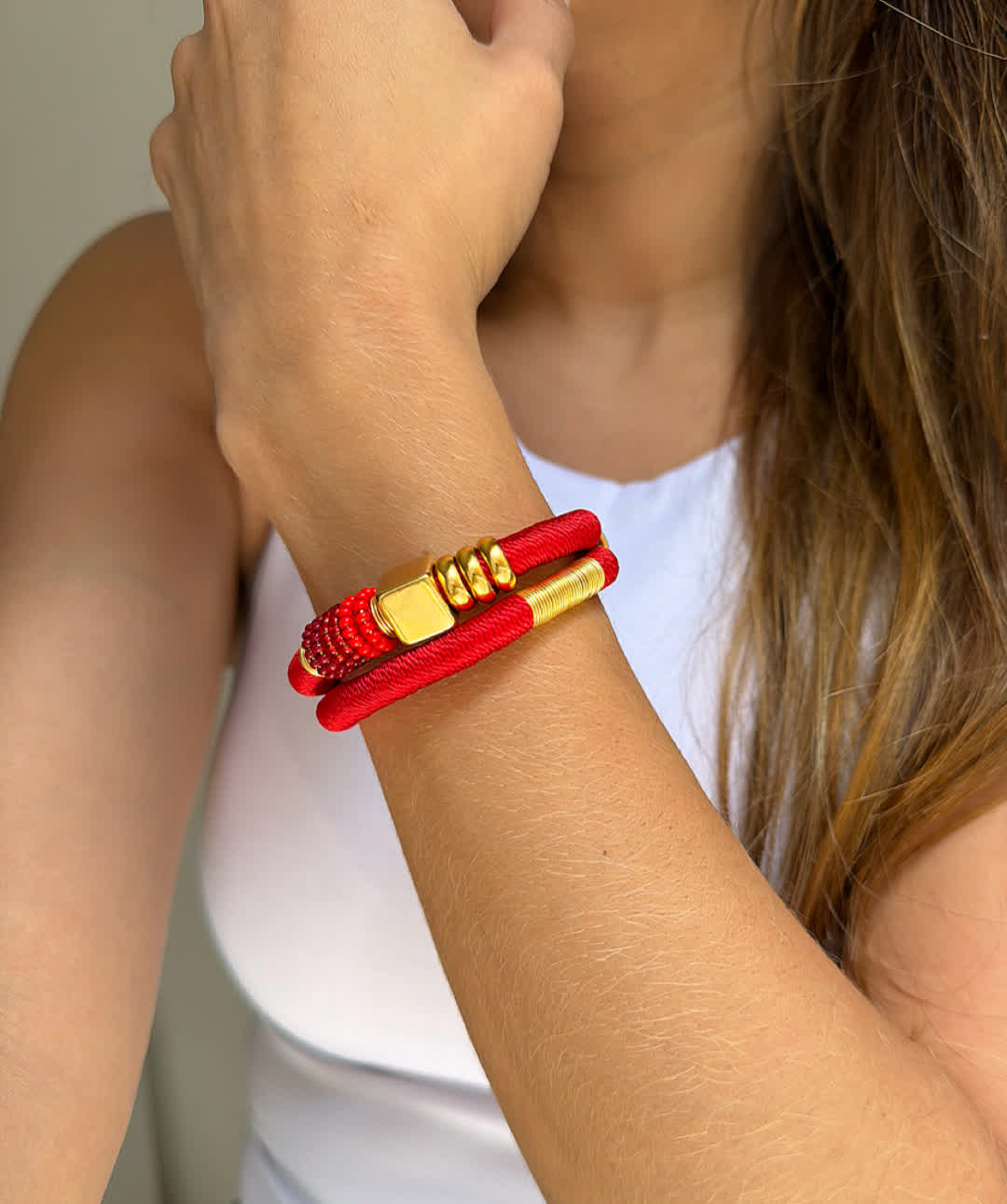 Pulsera Caribe Tortuga rojos - Sara´s accesorios