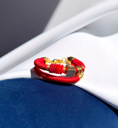 Pulsera Caribe Tortuga rojos - Sara´s accesorios