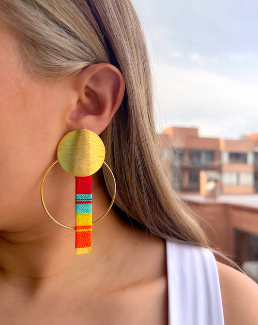 Aretes Amazonia Manaca Sol