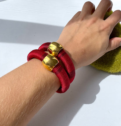 Pulsera Blue Tribal Rojo